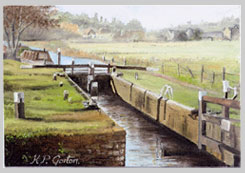Catteshall Lock, Farncombe