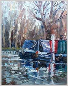 Winter Moorings at Pyrford