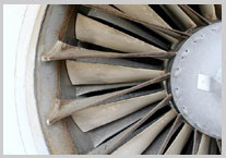 Aircraft engine at Brooklands