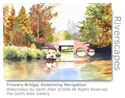 Garth Allan's Watercolour of Trowers Bridge