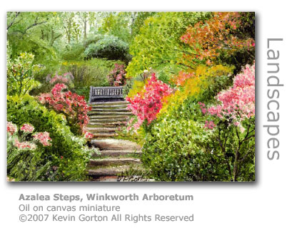 Azalea Steps, Winkworth Arboretum by Kevin Gorton