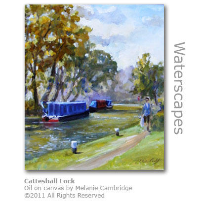 Catteshall Lock by Melanie Cambridge www.weyvalley.info