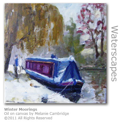 Winter Moorings by Melanie Cambridge www.weyvalley.info