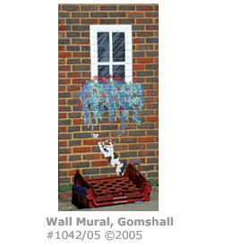 Wall Mural, Gomshall Post Office