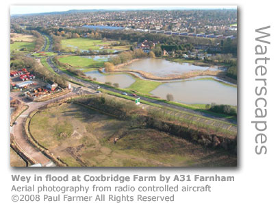 Flooding at Coxbridge Farm, Farnham by Paul Farmer
