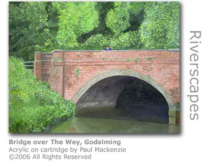 The Bridge over The Wey by Paul Mackenzie