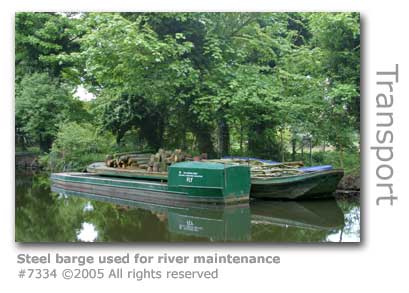 RIVER MAINTENANCE BARGE