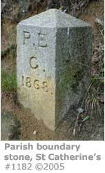 PARISH BOUNDARY MARKER STONE