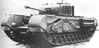 World War II Churchill tank