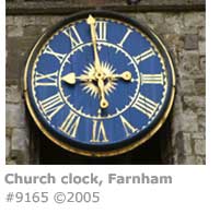 CHURCH CLOCK FARNHAM