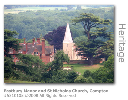 Eastbury Manor and St Nicholas Church, Compton