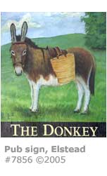 DONKEY PUB SIGN