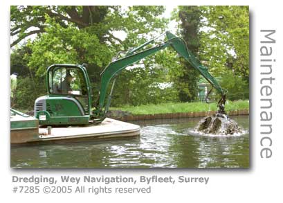 Dredging near Byfleet