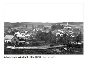 Alton from Windmill Hill 1880