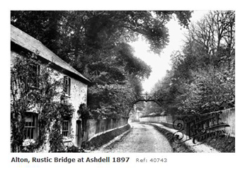 Alton Ashdell rustic bridge 1897