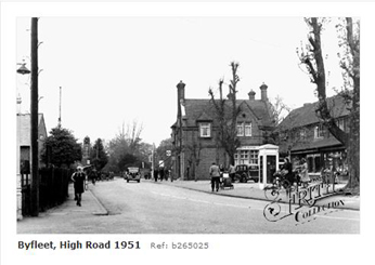 The High Road at Byfleet 1951