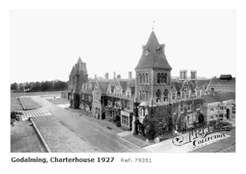 Charterhouse School from chapel 1927
