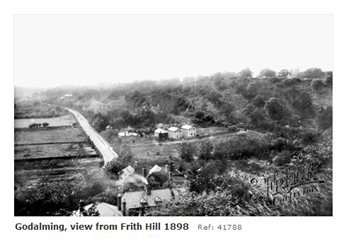 Godalming viewed from Frith Hill 1898