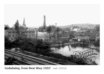 Godalming from New Way near station 1907