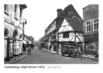 Goadlming High Street in 1935