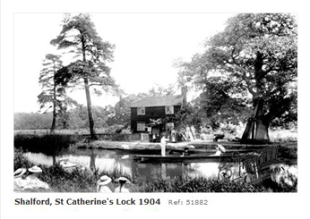 Lock Keeper's cottage at St Catherine's Lock, Godalming Navigation