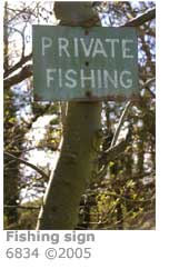 Fishing sign