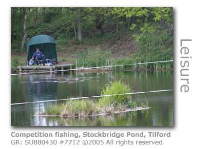 COMPETITION FISHING STOCKBRIDGE POND TILFORD