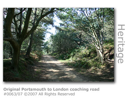 Original coaching road at Hindhead
