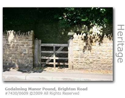 Godalming Manor Pound or penfold in Brighton Road, Godalming, Surrey