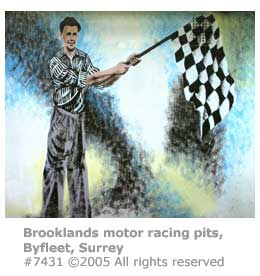 BROOKLANDS PITS WALL MURAL