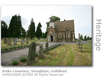 Stoke Cemetery in Stoughton, Guildford