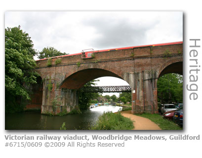 Victorian railway viaduct, Guildford