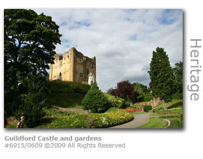 Guildford castle and gardens, Surrey