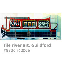 River tile art