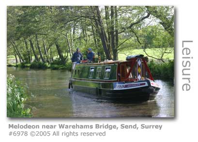 NARROWBOAT WAREHAMS BRIDGE SEND