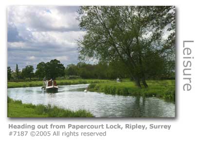 RIVER NEAR PAPERCOURT LOCK RIPLEY