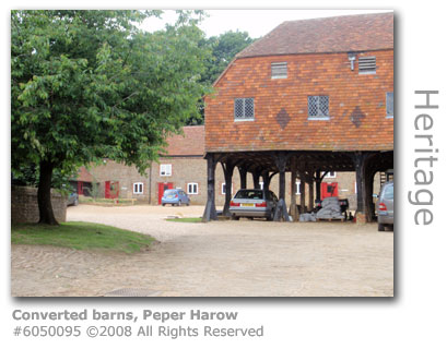 Converted barns, Peper Harow, near Godalming