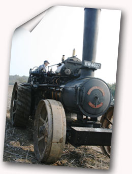 Vintage traction engine