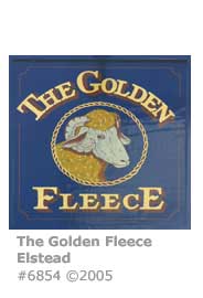 GOLDEN FLEECE PUB SIGN