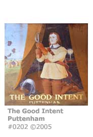 THE GOOD INTENT PUB SIGN