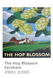 HOP BLOSSOM PUB SIGN