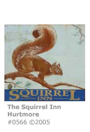 SQUIRREL PUB SIGN