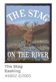 STAG PUB SIGN