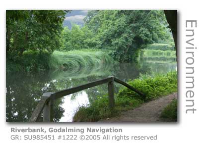 RIVERBANK AND TOWPATH GODALMING NAVIGATION