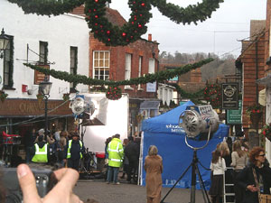 The Holiday Film Set