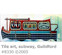 TILE ART SUBWAY GUILDFORD