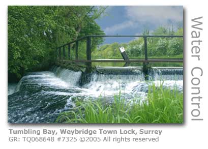 WEIR WEYBRIDGE TOWN LOCK