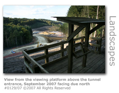 Hindhead Tunnel viewing platform