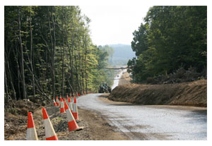 Hindhead Tunnel Construction 2007