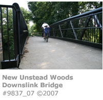 Unstead Woods Downslink Bridge